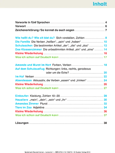 Spielerisch Deutsch lernen. Neue Geschichten. Wortschatz und Grammatik. Lernstufe 1 - фото 2