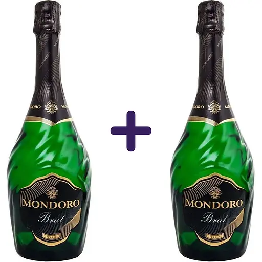 Вино игристое Mondoro Brut белое брют 0.75 л х 2 шт.