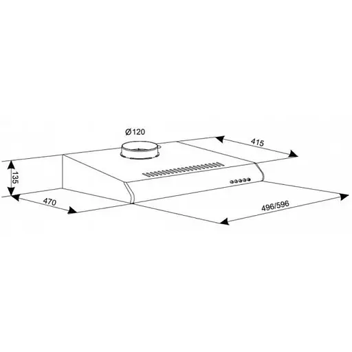 Витяжка кухонна ELEYUS Line I 50 BG - фото 7