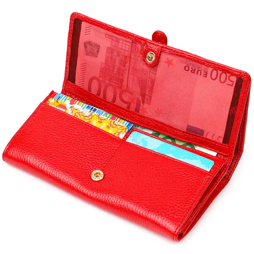 Женский кошелек с большим количеством отделений из натуральной кожи Tony Bellucci 18.5х10х3.5 см acs0029677 - фото 5