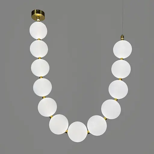 Люстра із серії Perla на 12 кульок Ø 15 см 210 см 3 світлових режими | Line F | Арт. MBJ11-2029 - фото 3