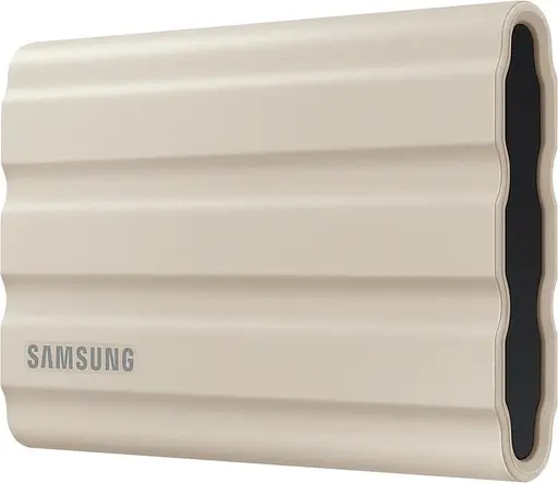Накопитель SSD Samsung SSD 2TB USB T7 Shield Beige (MU-PE2T0K/EU) - фото 3