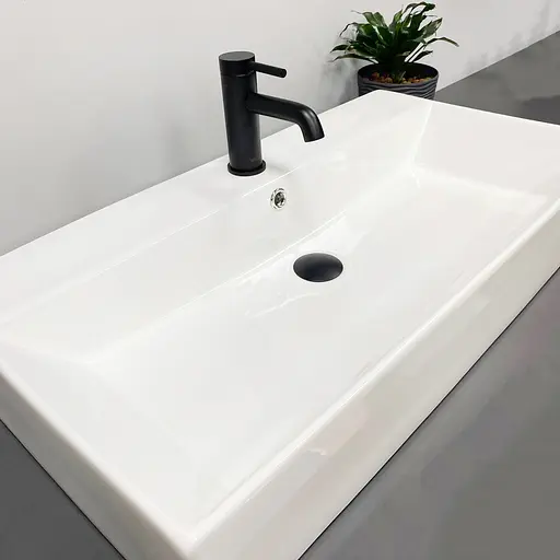 Умивальник VBI Padua 80 white накладний підвісний VBI-012204, Білий - фото 4