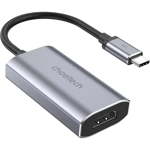 Перехідник Choetech USB 3.1 Type-C M - HDMI F, 0,15m 8K 60Hz чорний - фото 2