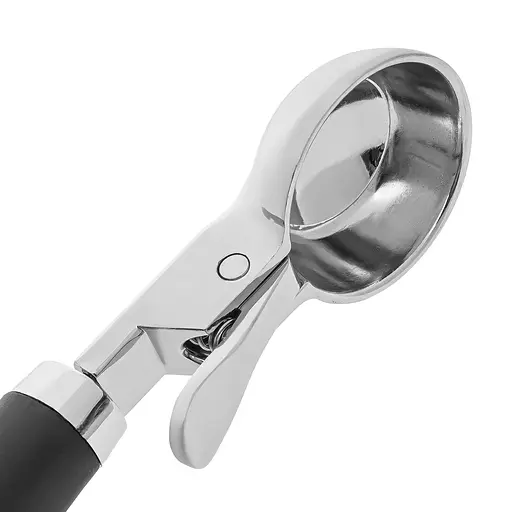 Ложка для мороженого для мороженого, бисквитного теста, замороженного йогурта 21.5 см с выталкивателем, Kitchen Master 85476 - фото 6