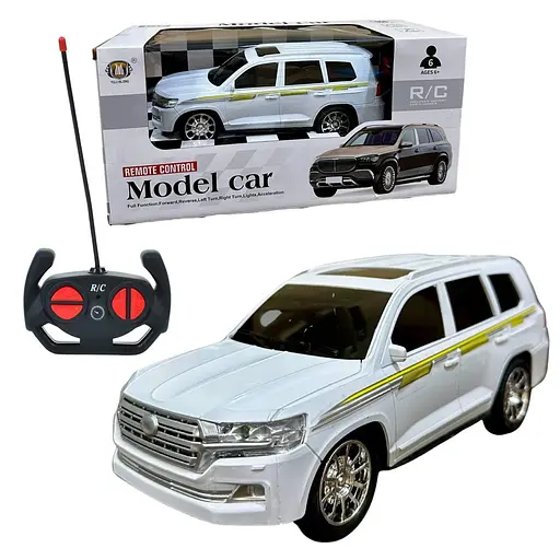 Джип Toyota Land Cruiser на радіокеруванні Білий (7712), масштаб 1:16