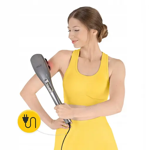 Ручний вібраційний масажер для тіла 4FIZJO Long Stick 7 в 1 4FJ0555 Grey (P-5907739319135) - фото 8