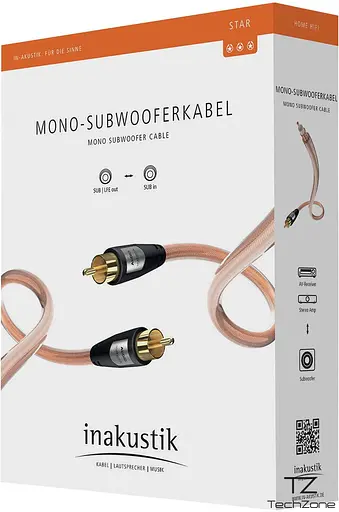 Сабвуферный кабель RCA-RCA Inakustik Star Audio Mono SUB 7.5 м - фото 3