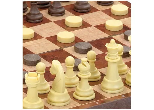 Настольная игра CAYRO Магнитные шахматы-шашки средние (поле 24х24 см) (453) - фото 2