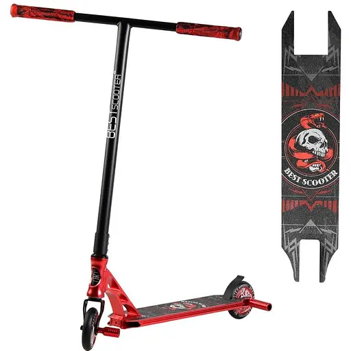 Самокат трюковий 46409 Best Scooter HIC-система, пеги, алюмінієвий диск та дека