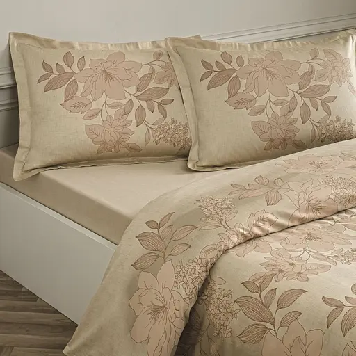 Постільна білизна ТАС Aurix Beige Сатин Tac pbe0051531 - фото 3