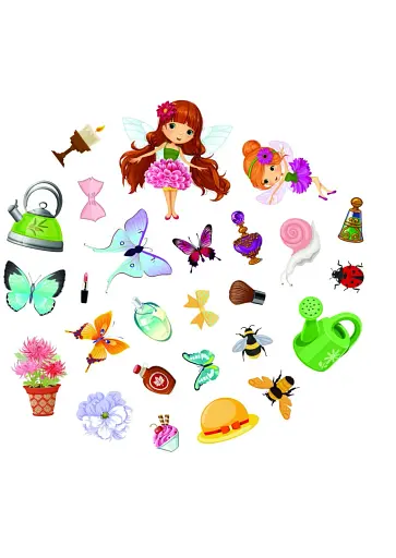 Квіткові феї. Айстра. 48 наліпок - фото 6