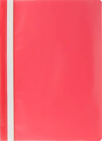 Папка-скоросшиватель красная с механизмом "усики", А4, 110/110 мкм, BM.3313-05 JOBMAX (4824004008697) - фото 1