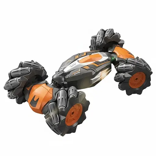 Радиоуправляемая Машина YJ 096-2 A-02, Трансформер 1:16, Роликовые колеса, Кер. жестами, Подсветка, Акум. 3.7V, Оранжевая