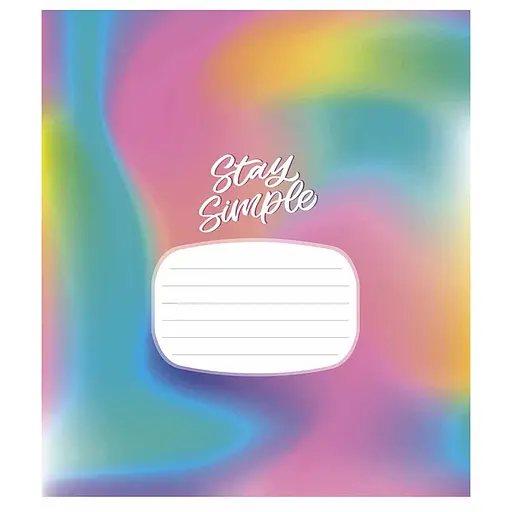 Зошит учнівський "Crazy rainbow" 024-3217L-2 в лінію, 24 аркуша