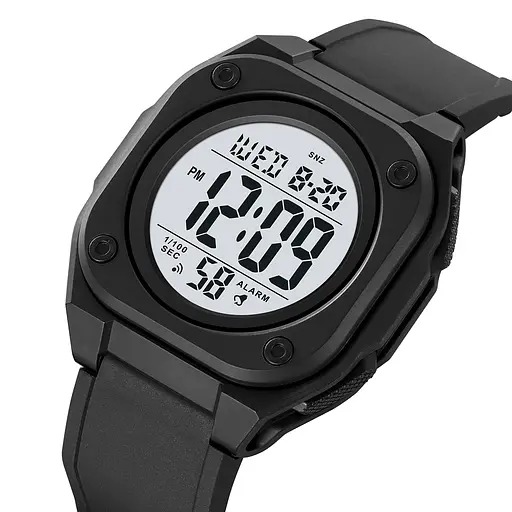 Наручний годинник чоловічий 2160BKWT Black-White Skmei acs0030217 - фото 2