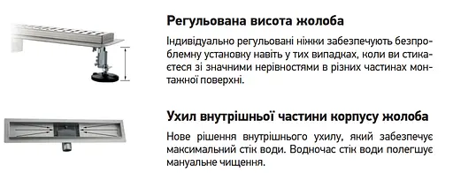 Душовий канал Koer FD20-70x650 нержавіюча сталь KR4743 - фото 4