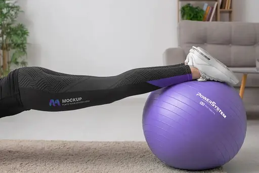 М'яч для фітнесу (фітбол) Power System PS-4012 Ø65 cm PRO Gymball Purple (PS-4012_65cm_Purple) - фото 8