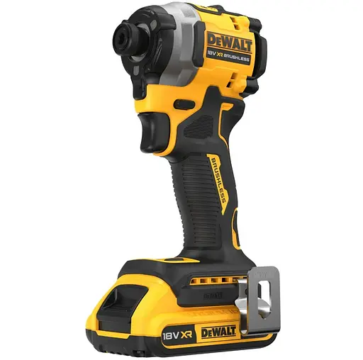 Шуруповерт аккумуляторный ударный DeWalt с АКБ и ЗУ DCF850D2T - фото 1