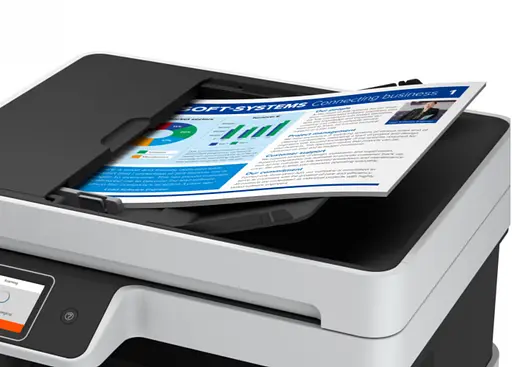 Epson МФУ ink color A4 EcoTank L6490 37_23 ppm Fax ADF Duplex USB Ethernet Wi-Fi 4 ink Pigment - фото 6