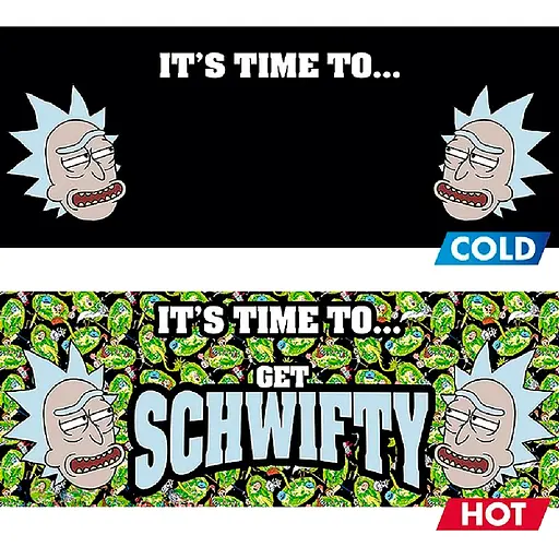 Чашка хамелеон Rick and Morty Get Schwifty (Рік і Морті) 320 мл - фото 3