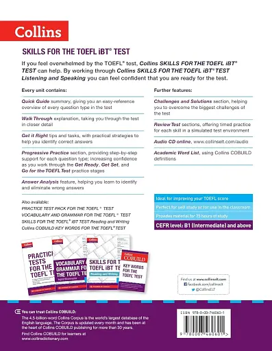 Skills for the TOEFL IBT Test Listening & Speaking with online Audio CD - фото 2
