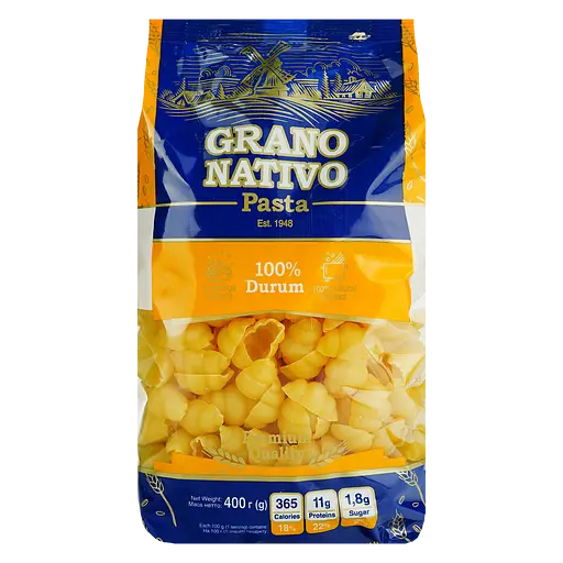 Макаронные изделия Grano Nativo Ракушки 400 г