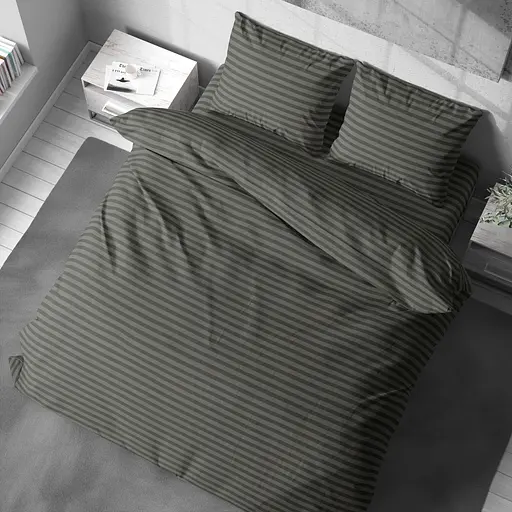 Комплект постільної білизни LeLit Євро 200х215 см бязь B-1247/2 шоколадний (le2000000341071) - фото 4