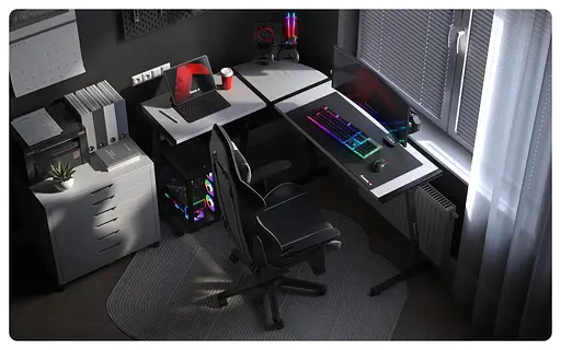 Комп'ютерний стіл Huzaro Hero 6.0 White - фото 7