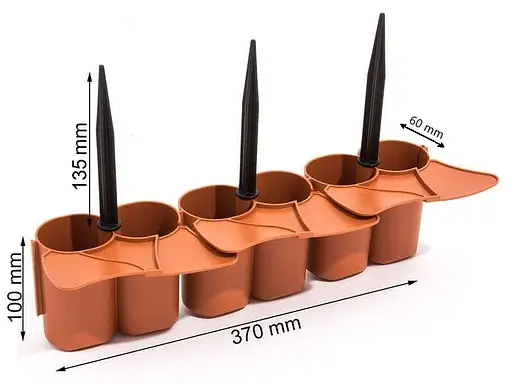 Палісад садовий Prosperplast Palisada теракотовий 3.02 м - фото 9