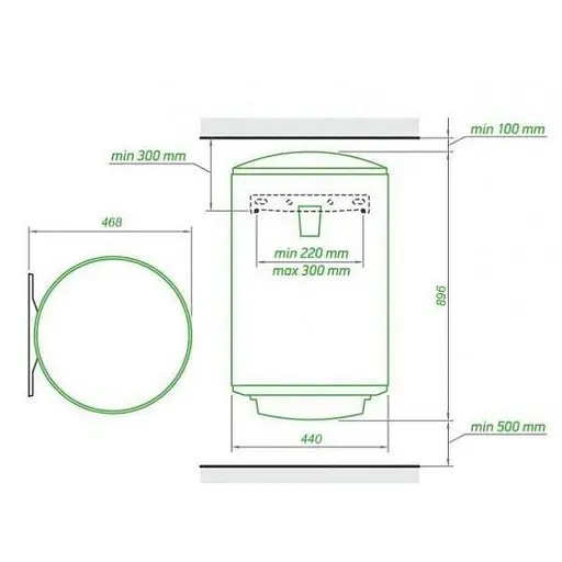 Водонагреватель (бойлер) электрический накопительный Tesy SimpatECO (CTVOL 1004415 D07 TRC) - фото 3