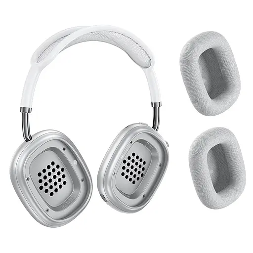 Накладні навушники Borofone BO35 Adorable, BT headphones, BT5.4, AUX, 400mAh, 45h, silver - фото 5