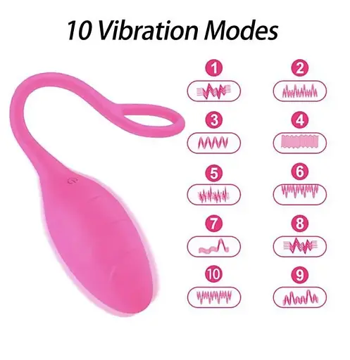 Смарт-виброяйцо для клитора и точки G для женщин 10 режимов розовый - фото 3