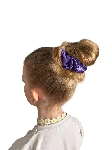 Шовкова резинка для волосся Чумацький Шлях підвищеної еластичності та міцності Розмір L в Подарунковій упаковці Лаванда (1212-02) - фото 7