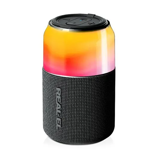 Портативна колонка Real-El RX705 5W Bluetooth TWS, RGB, Black
