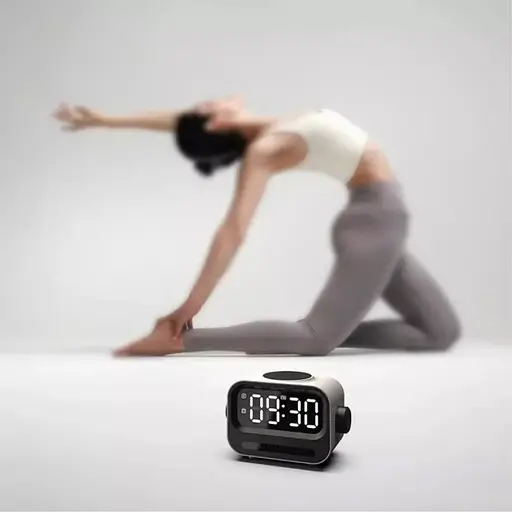 Беспроводная зарядная станция-часы TheGeneral RapidFlow Quick Charge черная (40051519-01) - фото 5