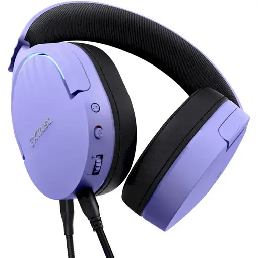 Гарнитура Trust игровая GXT 490 FAYZO 7.1 USB-A 2 м фиолетовая - фото 6