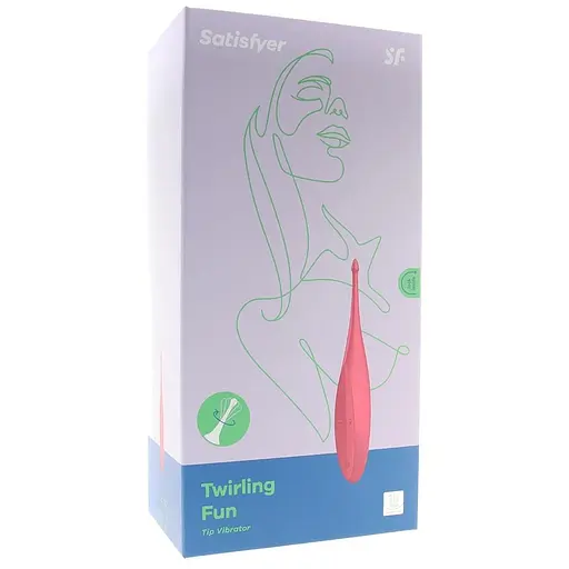Вібратор для клітора Satisfyer Twirling Fun 17.5 см червоний - фото 6