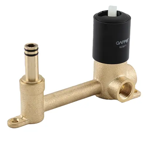 Вбудований змішувач для раковини Gappo чорний G1206-6 Чорний матовий - фото 4