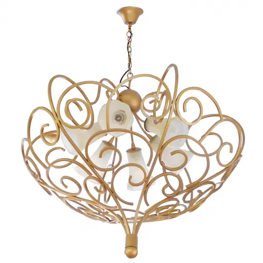 Люстра подвесная Brille кованая E14 40W G (BR-02280S/6)