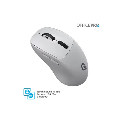 Мышка OfficePro M398G Wireless/Bluetooth Gray (M398G) - фото 11
