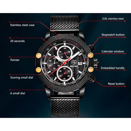 Мужские часы Hemsut Benyar - фото 3