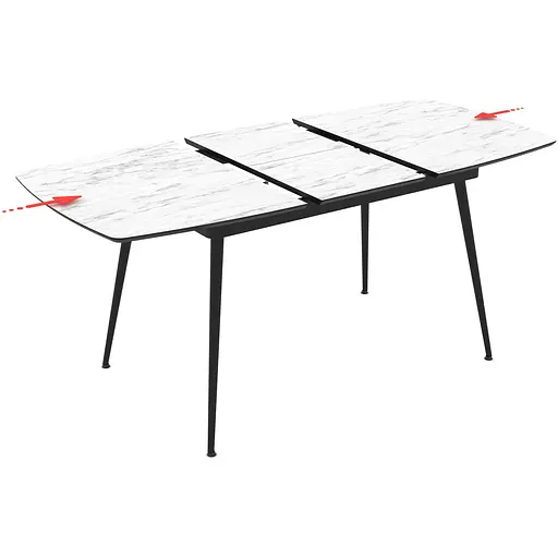 Стіл Avanti YENSE Marmo Mat 145-185x80 см - фото 4