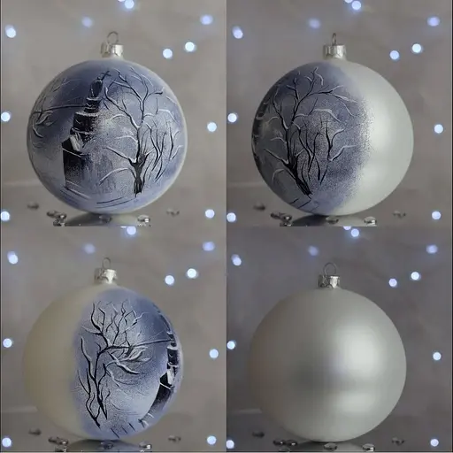 Ялинкова прикраса Санта Шоп Володимирська гірка скло (4820001155044) - фото 5