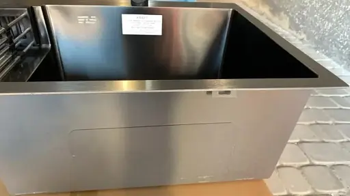 Мийка кухонна Kraft Handmade HS7848 AR права + кошик 780х480х230х3 мм Чорний 30412 - фото 4