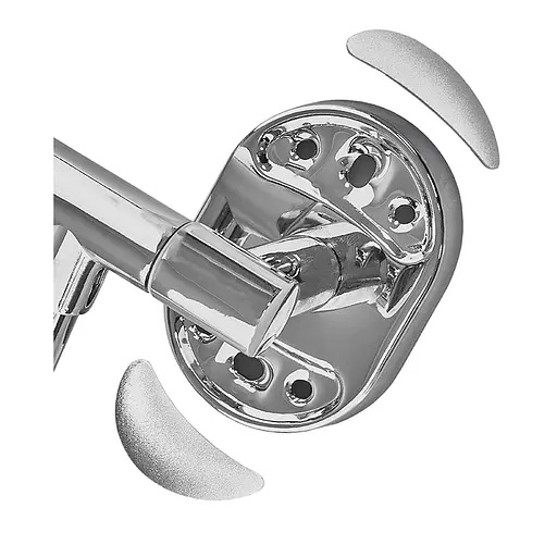 Тримач для рушника поворотний Zerix AFB-0114 ZX5046 4 планки Хром - фото 2