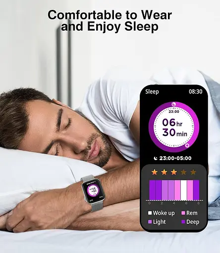 Розумний годинник EarlySincere для жінок з Bluetooth, відповіддю на дзвінок/набором, 1,9-дюймовий HD з повним сенсорним екраном - фото 3