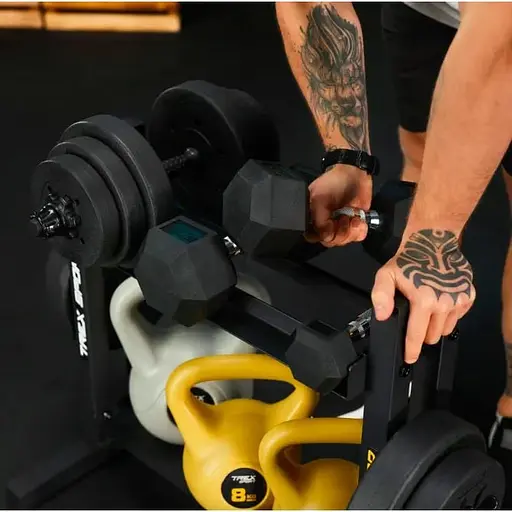 Стійка Trex Sport 2-рівнева для гантелей, дисків та гирь TX-045DR - фото 6