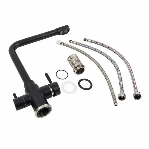 Смеситель для кухни под осмос Platinum KT 8201 (8626) черный матовый - фото 2