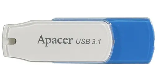 Флеш-накопичувач Apacer USB 3.1 AH357 64GB Blue (AP64GAH357U-1) - фото 2